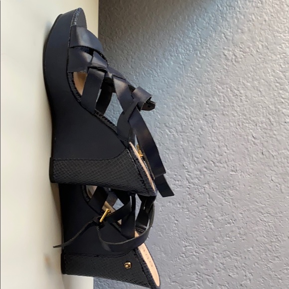 Guess Navy Blue Wedges - Picture 2 of 5